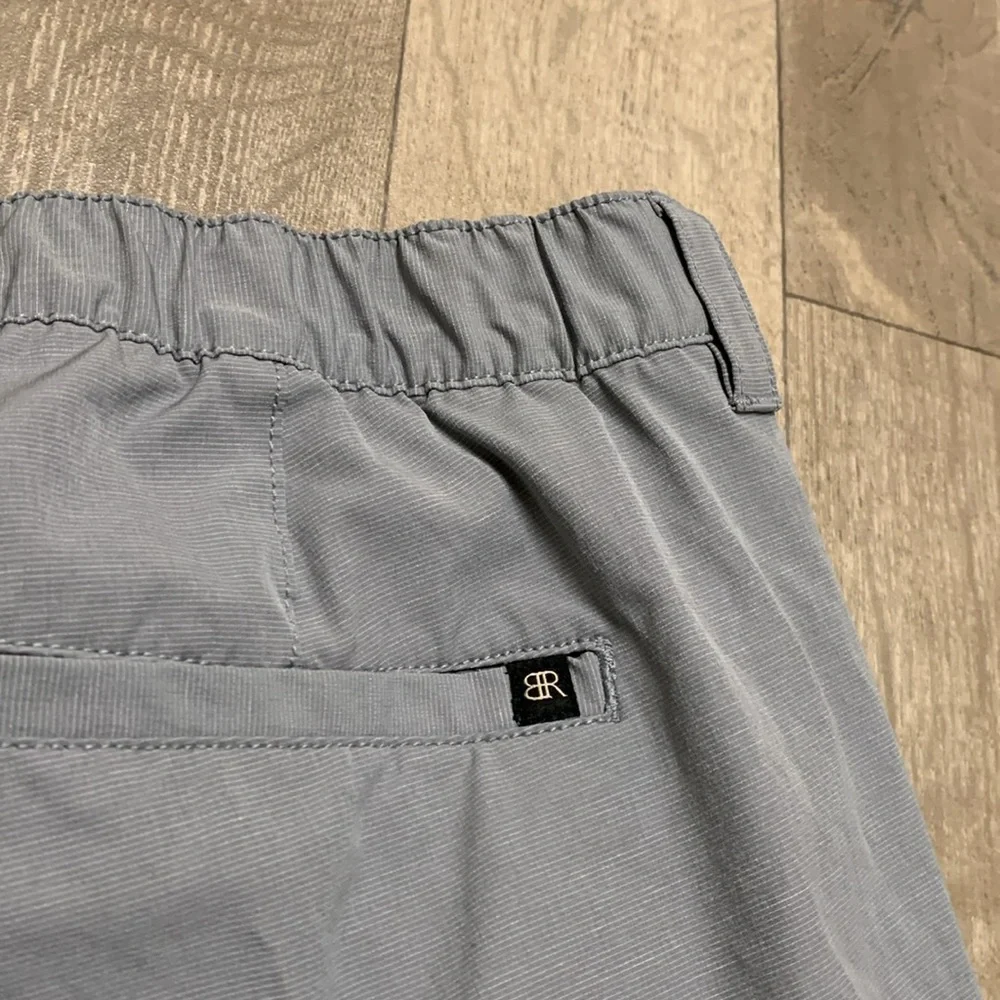 Mens Banana Republic Performance Flat Front Casual Chino Shorts‎